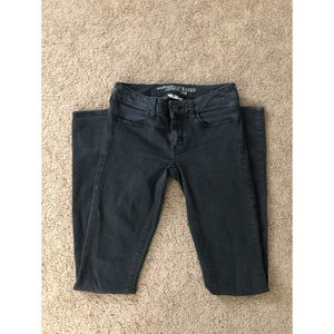 American Eagle TALL EXTRA LONG Black Jegging 4